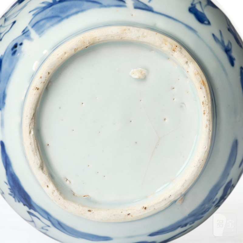 A blue and white 'boys at play' jar, - 图8